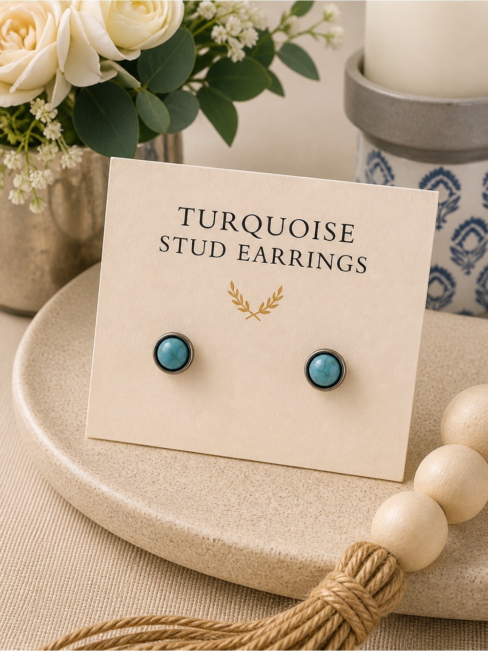 Turquoise Stud Earrings